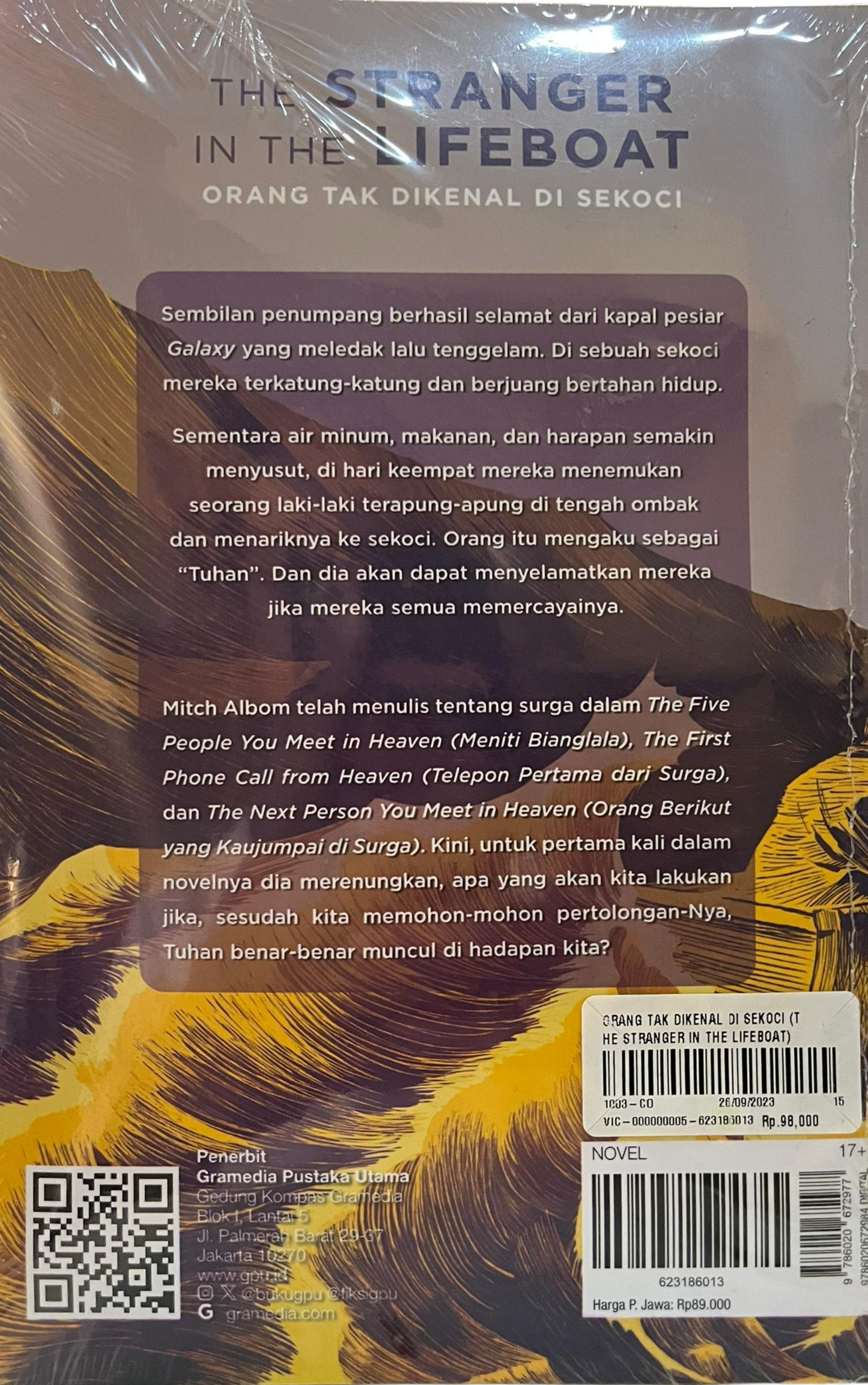 The stranger in the Lifeboat - Mitch Albom