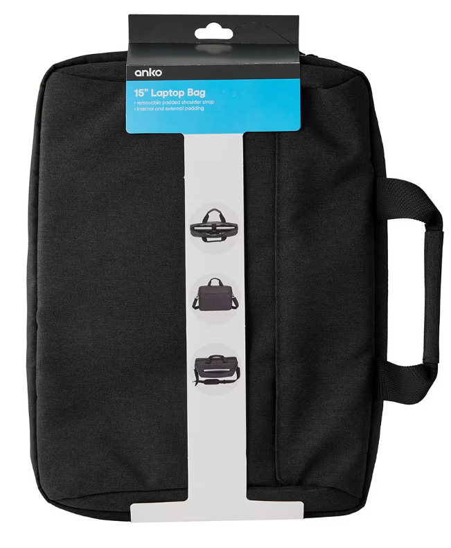 15" Laptop bag Black