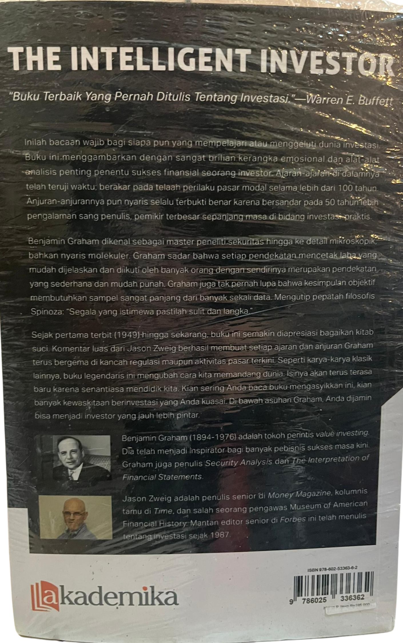 The intelligent investor -Benjamin Graham