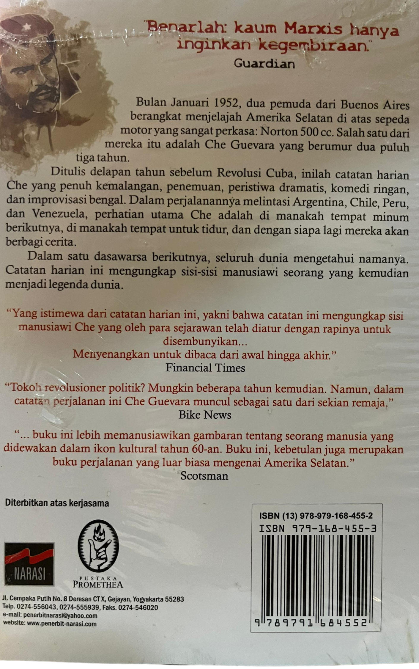 Che - Catatan Perjalanan Che Guevara Mengelilingi Amerika Selatan dengan Sepeda Motor