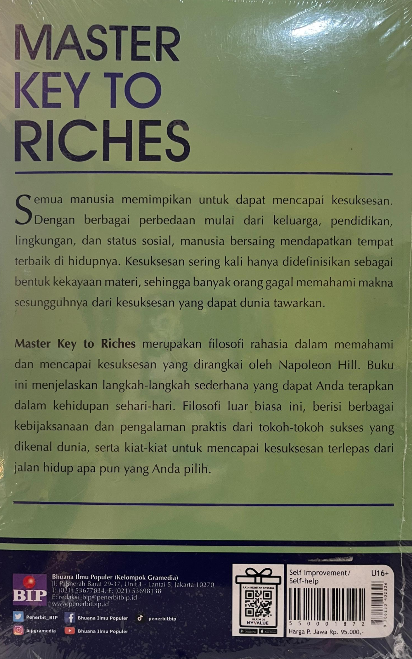 Master to key riches - Napoleon Hill