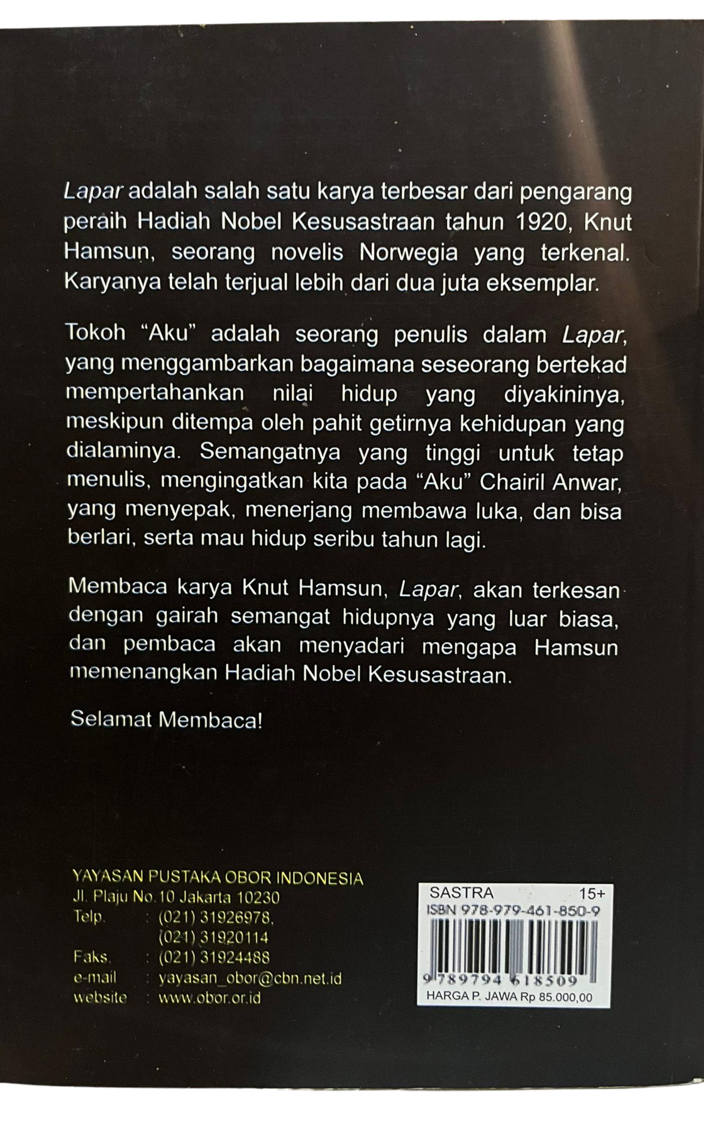Lapar - Knut Hamsun