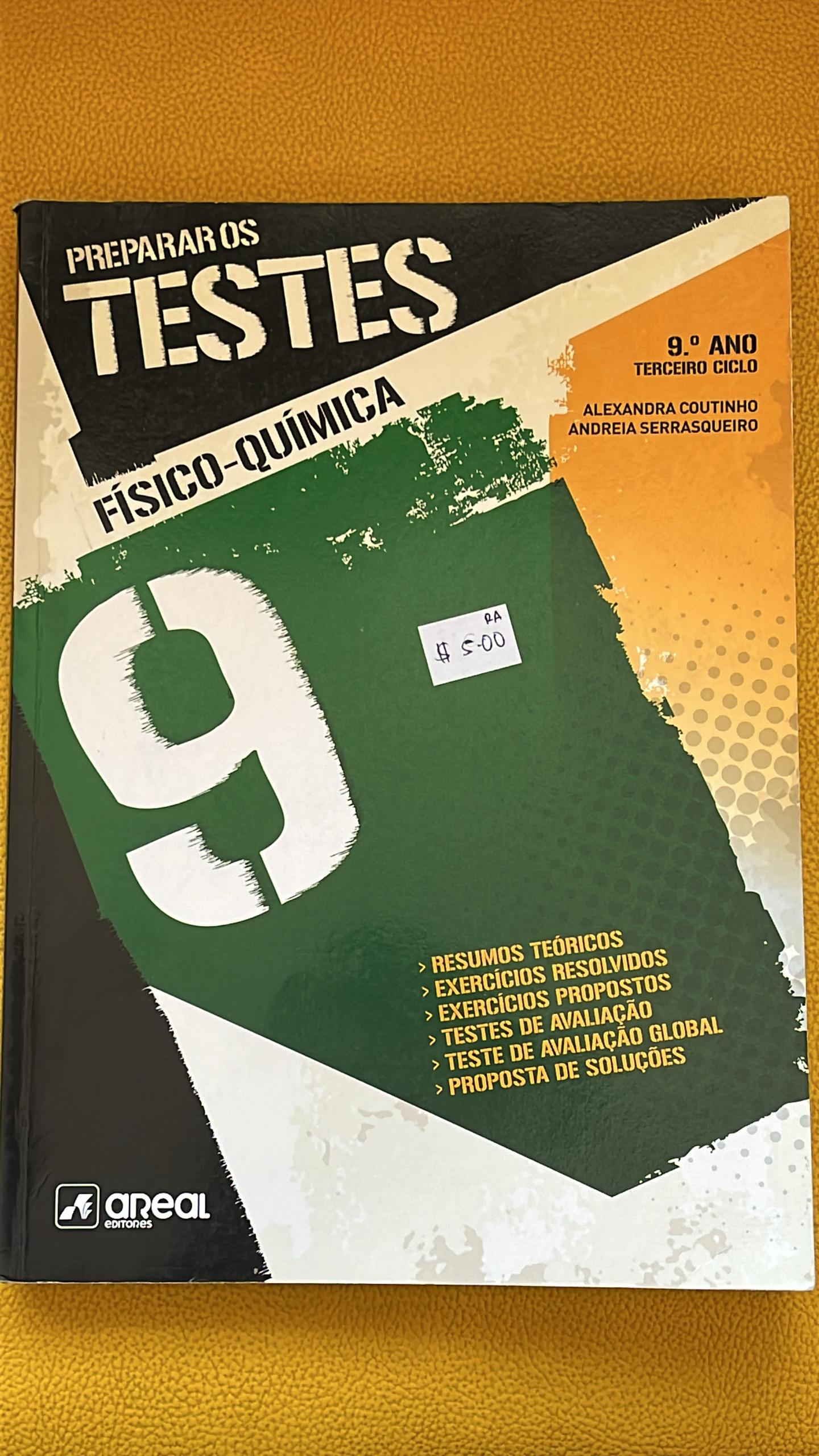 Testes Fisico-Quimica - Alexandra Coutinho, Andreia Serrasqueiro