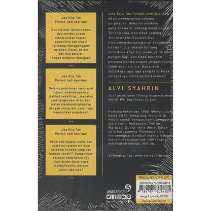 Jika Kita tak pernah jadi apa-apa - Alvi Syahrin