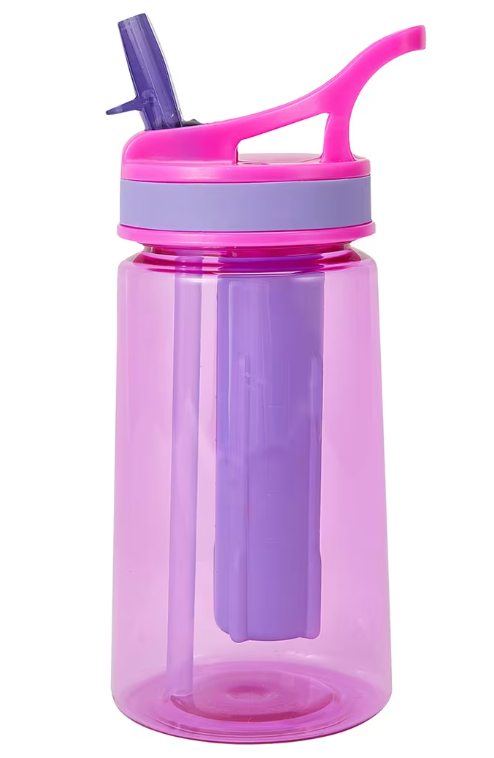 Mini pink flared bottle