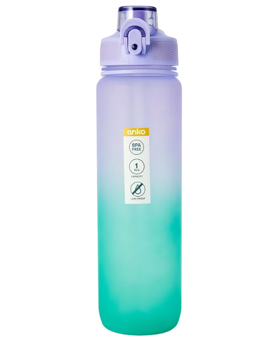 Purple Daily intake water bottle