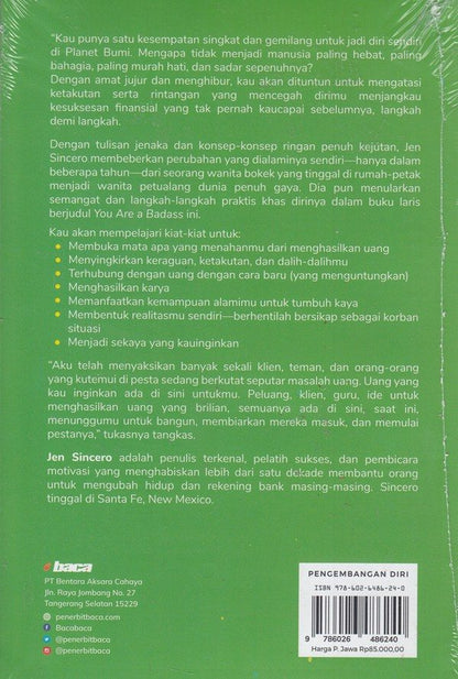 You are a badass at making money - Jen Sincero